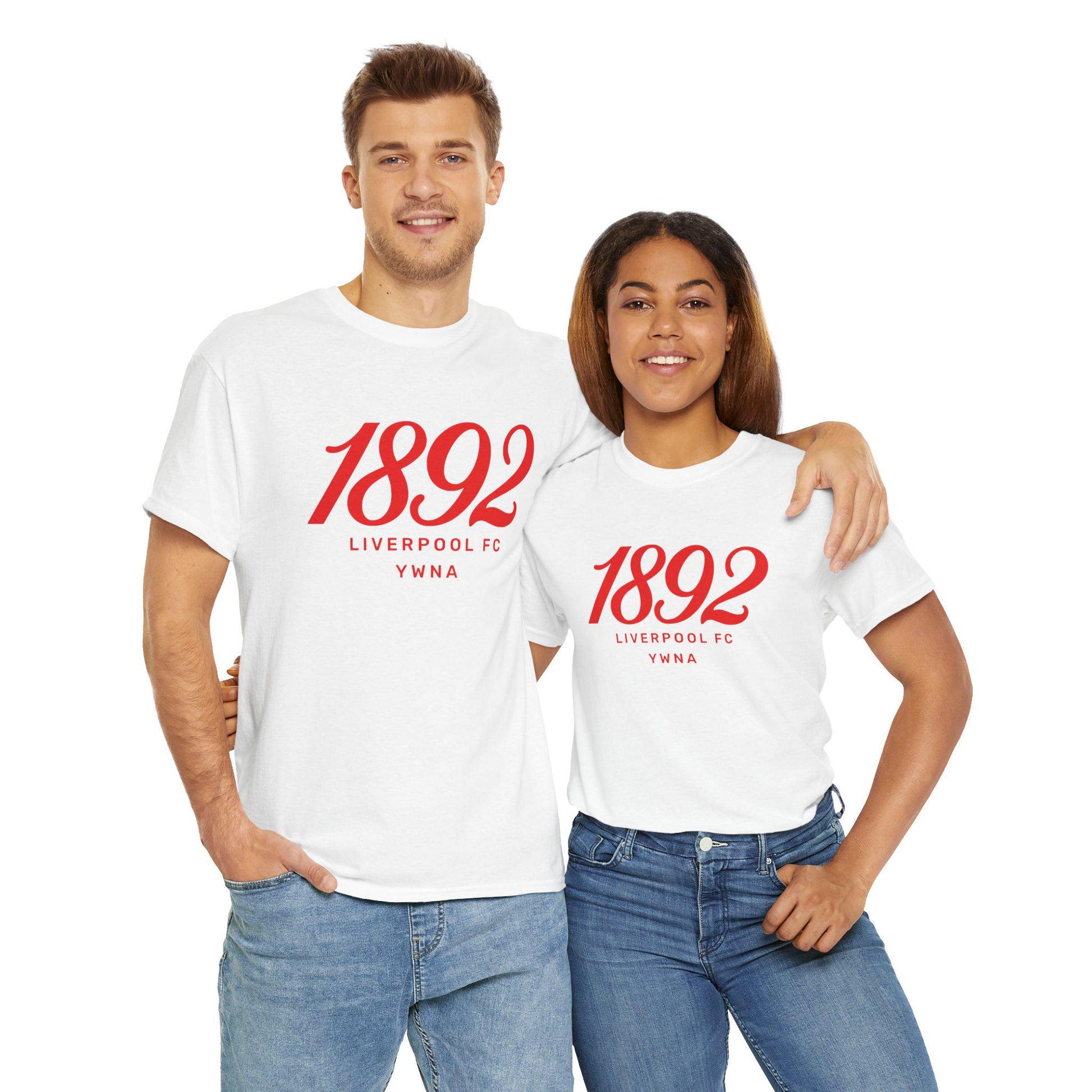 Liverpool FC 1892 YNWA T-Shirt – You'll Never Walk Alone Shirt, LFC Fan Gift, Soccer Fan Shirt, Sports Apparel, Gift for Football Lovers