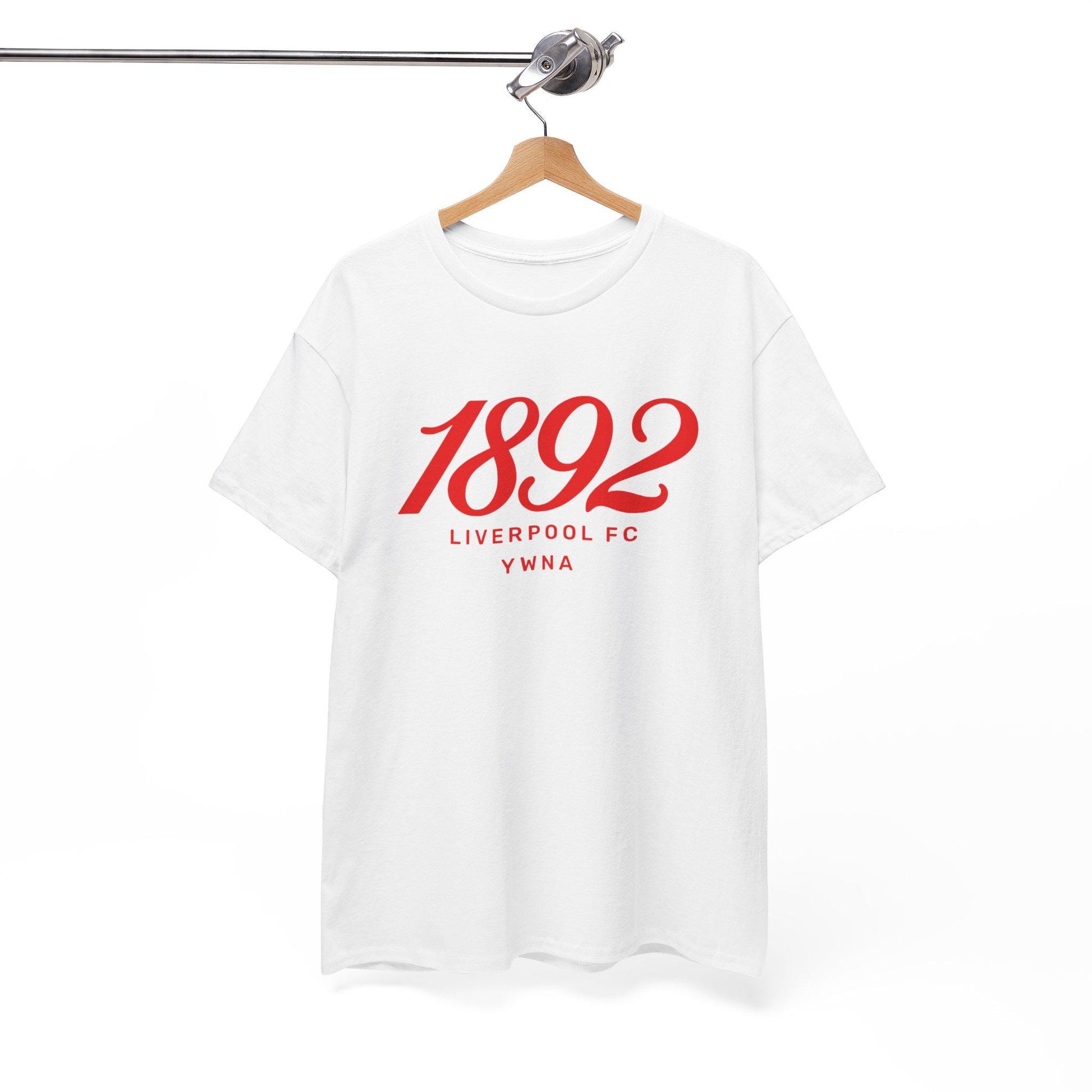 Liverpool FC 1892 YNWA T-Shirt – You'll Never Walk Alone Shirt, LFC Fan Gift, Soccer Fan Shirt, Sports Apparel, Gift for Football Lovers